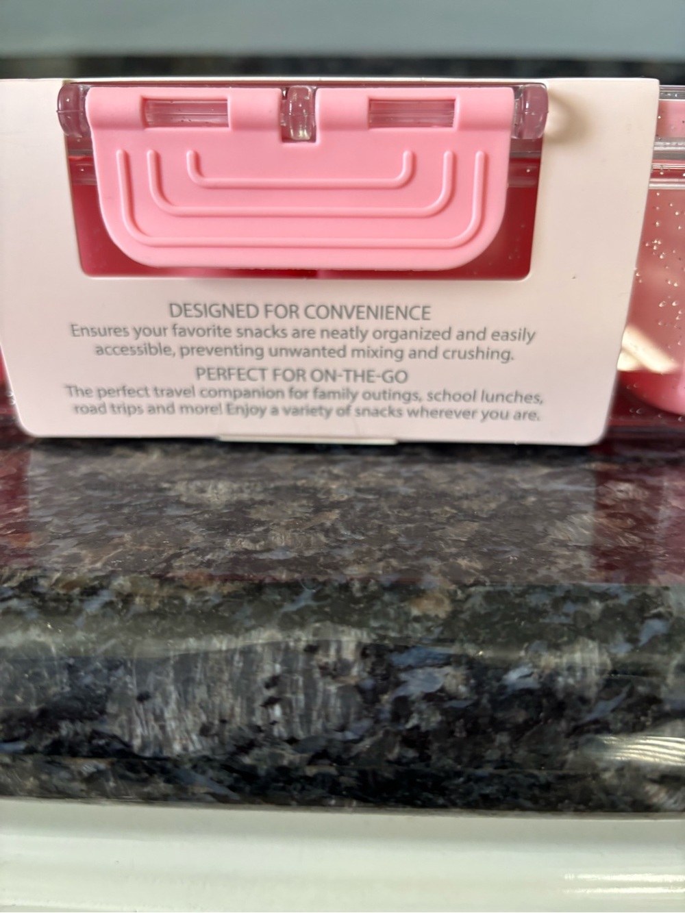CWC Pink 8-Compartment Snack Box - Perfect On-The-Go Organizer - Picture 12 of 12